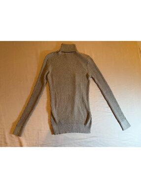 Vercini XL Gray Turtleneck Sweater Made in Turkey